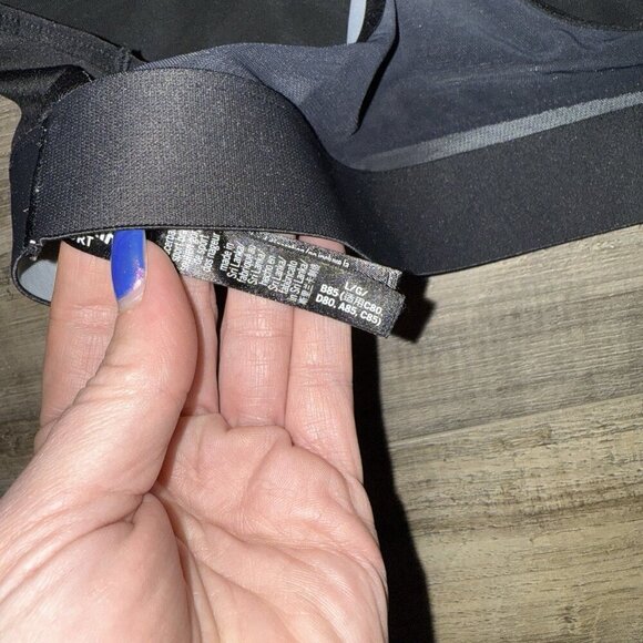 VICTORIA SPORT Size L Womens Unlined Wireless Pull On Racer Back Sports Bra - Picture 4 of 4